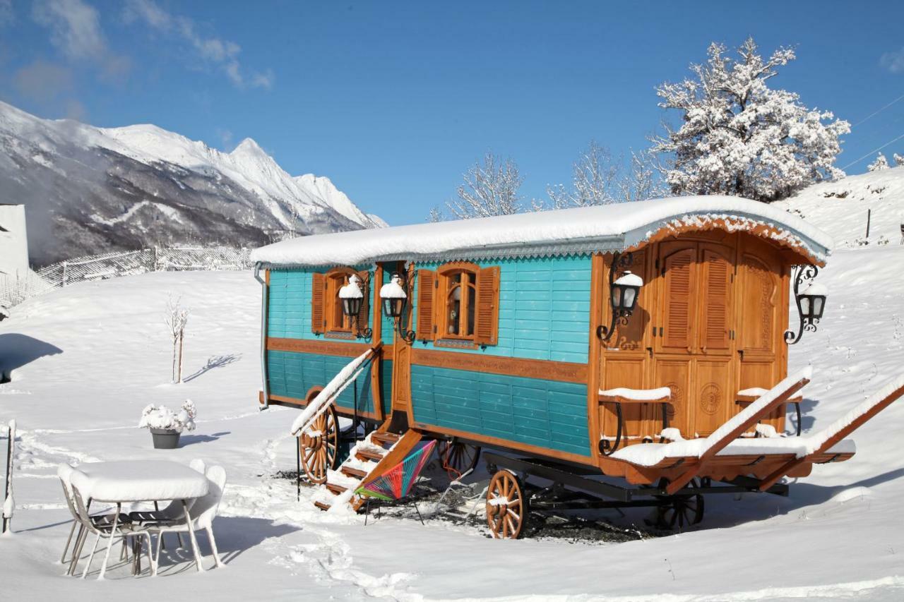 Roulottes Montagne Pyrenees Hotel Luz-Saint-Sauveur Exterior foto